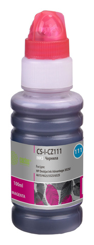 Чернила Cactus CS-I-CZ111 Пурпурный / Magenta 100мл для HP DJ IA 3525/5525/4525