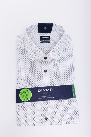 OLYMP LUXOR MODERN FIT Сорочка в узор с технологией Non Iron