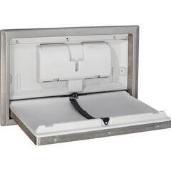 Пеленальный стол нерж. сталь/ полиэтилен NOFER 09200.2.S матовый