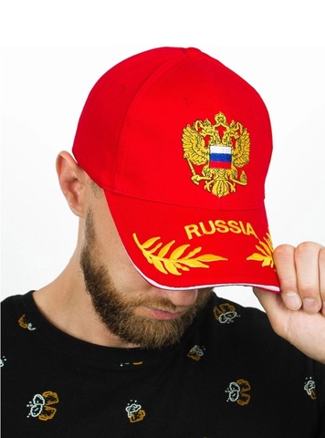 Картинка кепка Skully Wear BCP-701 red - 6