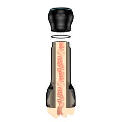 Набор PowerBlow & Feel Stroker Mouth: мастурбатор-ротик и интерактивная насадка - 