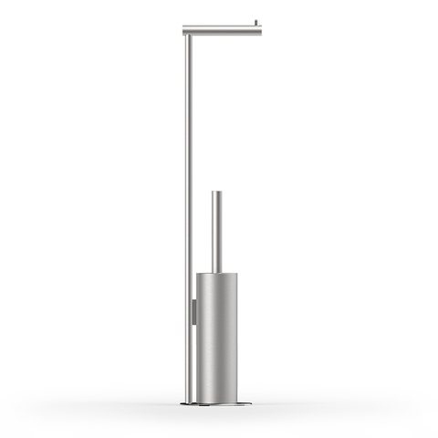 Decor Walther 0861576 Decor Walther  BAR SBK Стойка WC (ерш и держатель т/б), цвет  сталь матовая