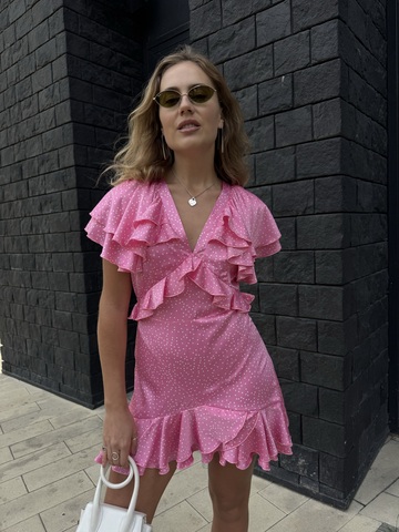 Платье Sempre мини розовый