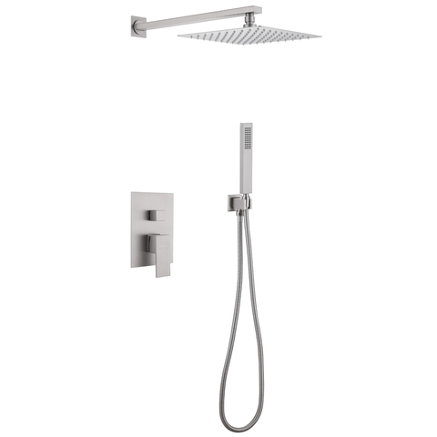 Abber AF8219SP Душевая система Abber Daheim AF8219SP скрытого монтажа без излива, сатин