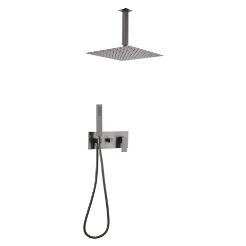 Abber AF8221NG Душевая система Abber Daheim AF8221NG скрытого монтажа без излива, никель