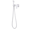 Abber AF8225W Смеситель Abber Daheim AF8225W с гигиеническим душем, белый матовый