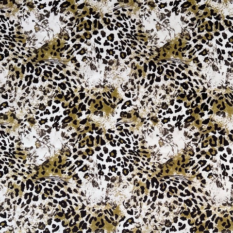 ЛЕОПАРД - САВАННА, 100% хлопок