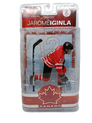Фигурка Джером Игинла красный Хоккеист NHL Team Canada Series 2 Vancouver 2010