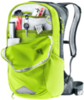 Картинка рюкзак велосипедный Deuter Race Air 14+3 Citrus/Graphite - 10