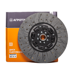 85-1601130 AE Диск сцепления ведомый, МТЗ, с резиновыми демпферами, d=340мм АгроТэк