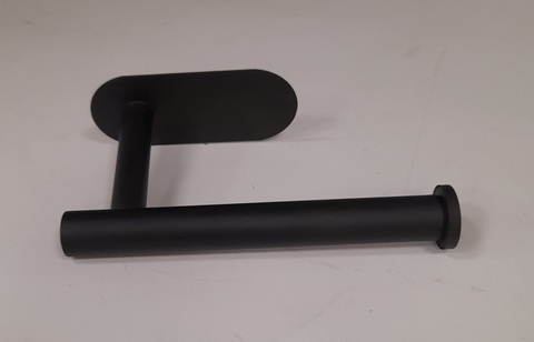 Держатель для туалетной бумаги черный матовый