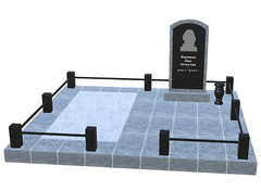 Готовое ритуальное сооружение 2,7м*2,4м (под ключ)