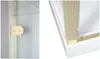 Aquanet 184914 Компл.2 - NBB1221 L Душевая шторка BETA CUBE CLASSIK (900 х 900 х2000) золото,стекло прозрачное 8 мм (184914)