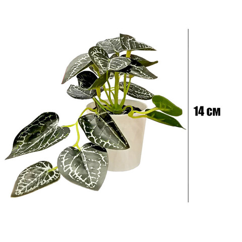 Искусственное комнатное растение в горшке Arvika, размеры: 16*14 см., полипропилен