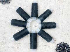 Нитки армированные 45ЛЛ 170 м, ПНК Красная нить, графит