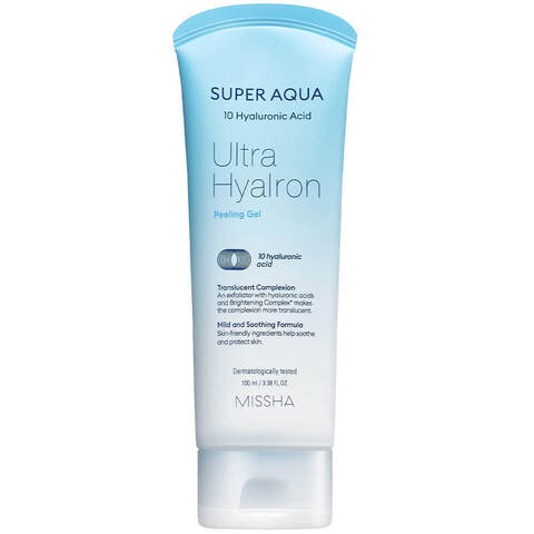 Missha Увлажняющий пилинг-гель Missha Super Aqua Ultra Hyalron Peeling Gel, 100 мл