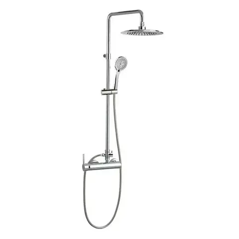 Ramon Soler 334802RP240 Термостат для душа с ручным и тропическим душем ABS 240 мм телескопический Хром
