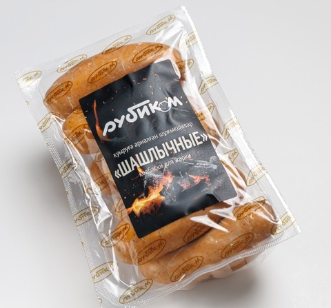 КОЛБАСКИ ДЛЯ ЖАРКИ ШАШЛЫЧНЫЕ ГМС Рубиком КАЗАХСТАН