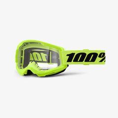Очки кроссовые 100% Strata 2 Neon Yellow/Clear