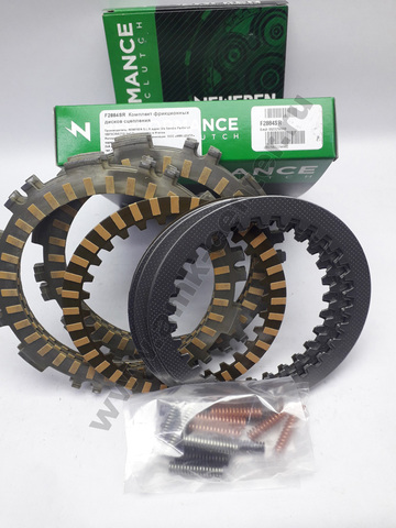 F2884SR Комплект дисков сцепления мото (фрикционные + металлические) (FCS1232/3)  NEWFREN