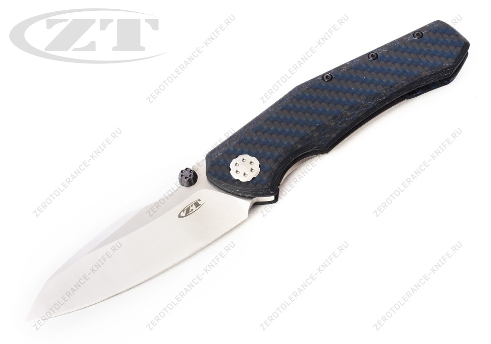 Нож Zero Tolerance 0850 Blue CF Sinkevich Rexford BS