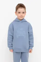 джемпер  для мальчика  КР 302612/серо-голубой к514