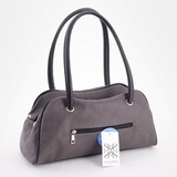 Сумка Саломея 501 итальянский серый + черный