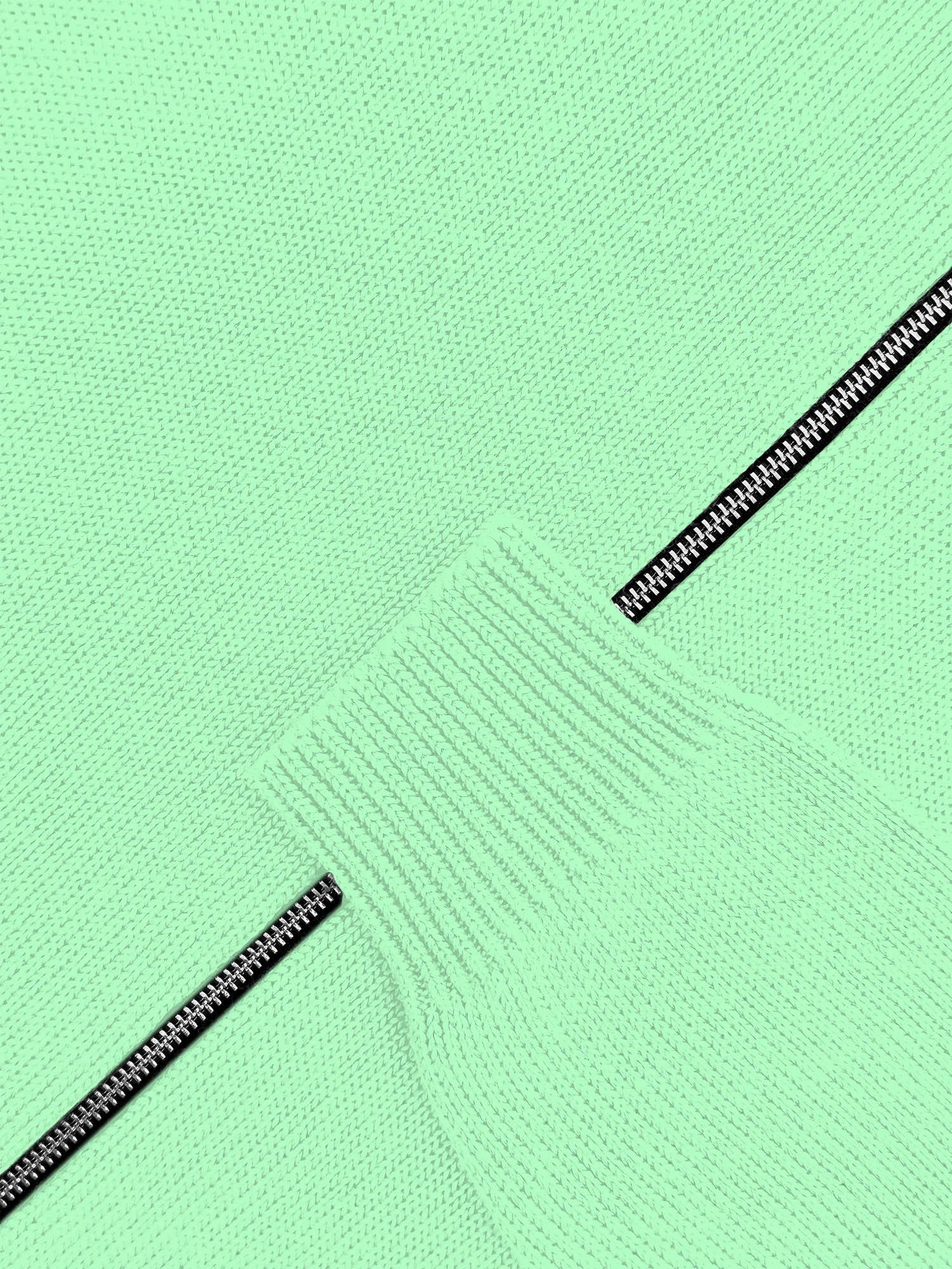 Толстовка на замке из мягкой шерсти