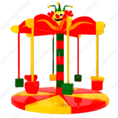 Электрическая карусель детская 4KIDS "Весёлый клоун"