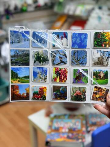 Сезоны. Окружающий мир. Развивающее пособие на липучках Frenchoponcho (Френчопончо)