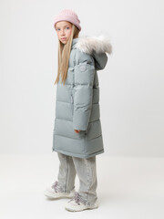 пальто  для девочки  ВК 34069/3 УЗГ