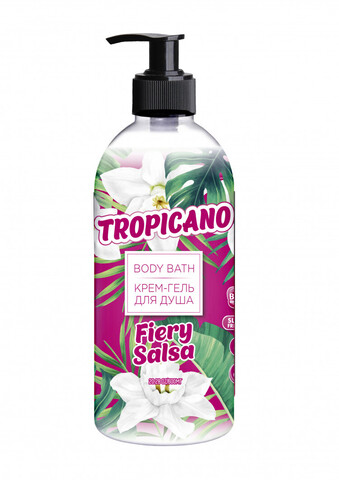 TROPICANO ARDENT FIERY SALSA крем гель для душа 600 мл