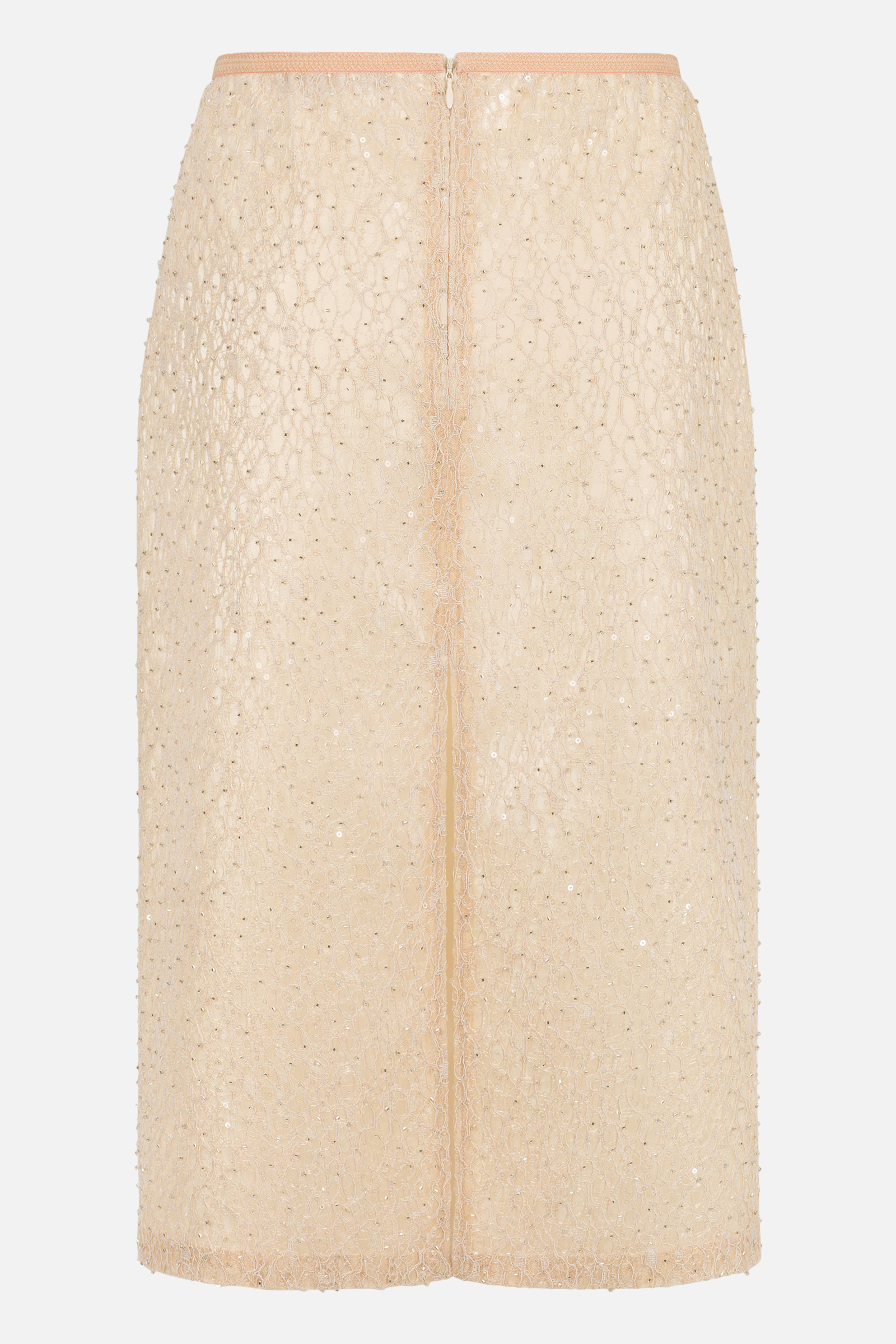 Юбка миди с вышивкой
