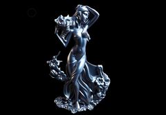 Силиконовый молд Богиня весны, цветов и юности