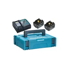 Два аккумулятора BL1850B и ЗУ DC18RC в кейсе MakPac Makita 198311-6