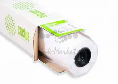 Бумага Cactus CS-PC90-61045 24"(A1) 610мм-45м/90г/м2/белый CIE169% матовое универсальная (с покрытием) втулка:50.8мм (2")