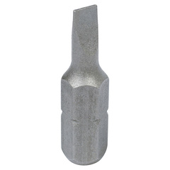 KING TONY (102503S1) Вставка (бита) торцевая 1/4", L = 25 мм, Slotted, SL3.0 х 0.5 мм