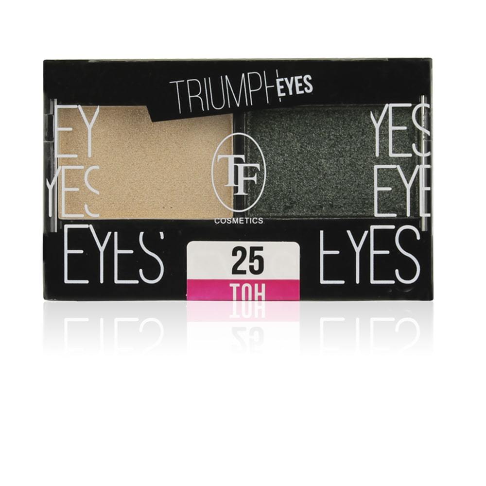 Тени для век двухцветные Triumph Eyes