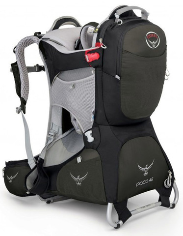 Картинка рюкзак-переноска Osprey Poco AG Plus Black - 1