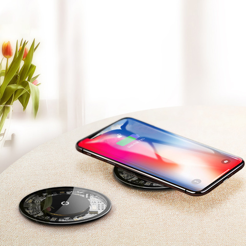 Беспроводное зарядное устройство Baseus Simple Wireless Charger Crystal