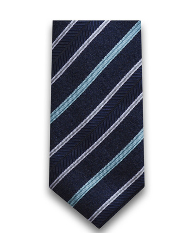 Праздничный галстук в полоску TSAREVICH