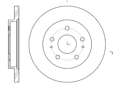 Диск тормозной G-brake  GR-01774