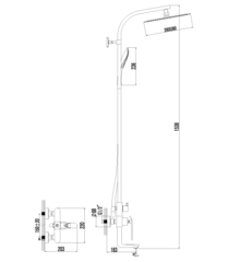 Смеситель Lemark Melange LM4962CW для ванны и душа