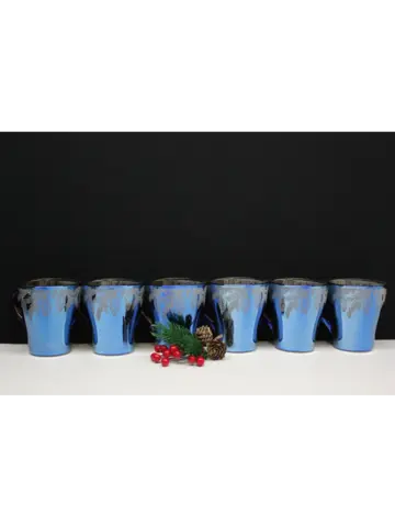 Набор кружек "Лазурит Шишки"