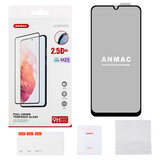 Защитное стекло 2.5D 9H Full Cover Anmac для Samsung Galaxy M21, M30, M30s, M31 (Черная рамка)