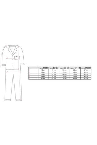 Детская пижама для девочек Mercedes Kids Sensis