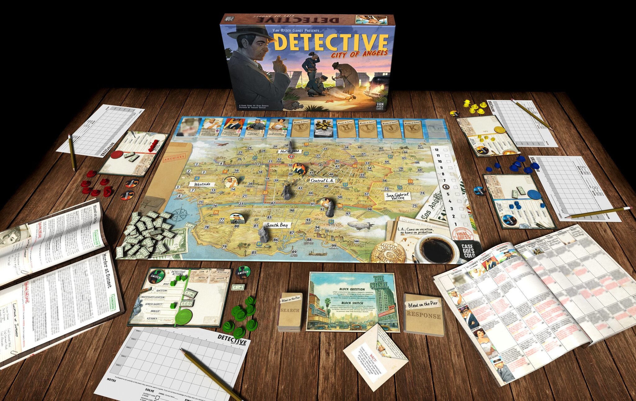 Купить Detective. City of Angels / Детектив. Город Ангелов в  интернет-магазине bgames.ru. Бесплатная доставка. Скидки.