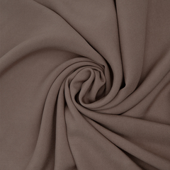 Ткань штапель однотон, 130 гр/м2, ш. 145 см, кофейный