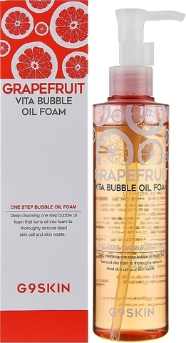 G9skin Grapefruit Vita Bubble Oil Foam Масло-пенка с экстрактом грейпфрута