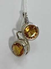 Медио (серьги из серебра)